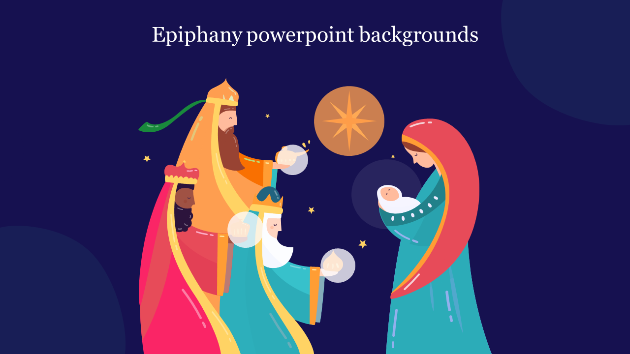 Epiphany PowerPoint Backgrounds Template and Google Slides